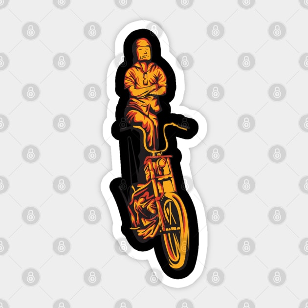 BUSTLES MOTORCYCLE Sticker by BUSTLES MOTORCYCLE